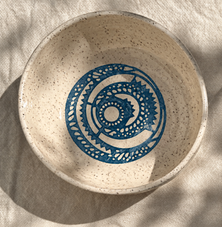 Rising Sun Tableware bowl, hand thrown in Malibu