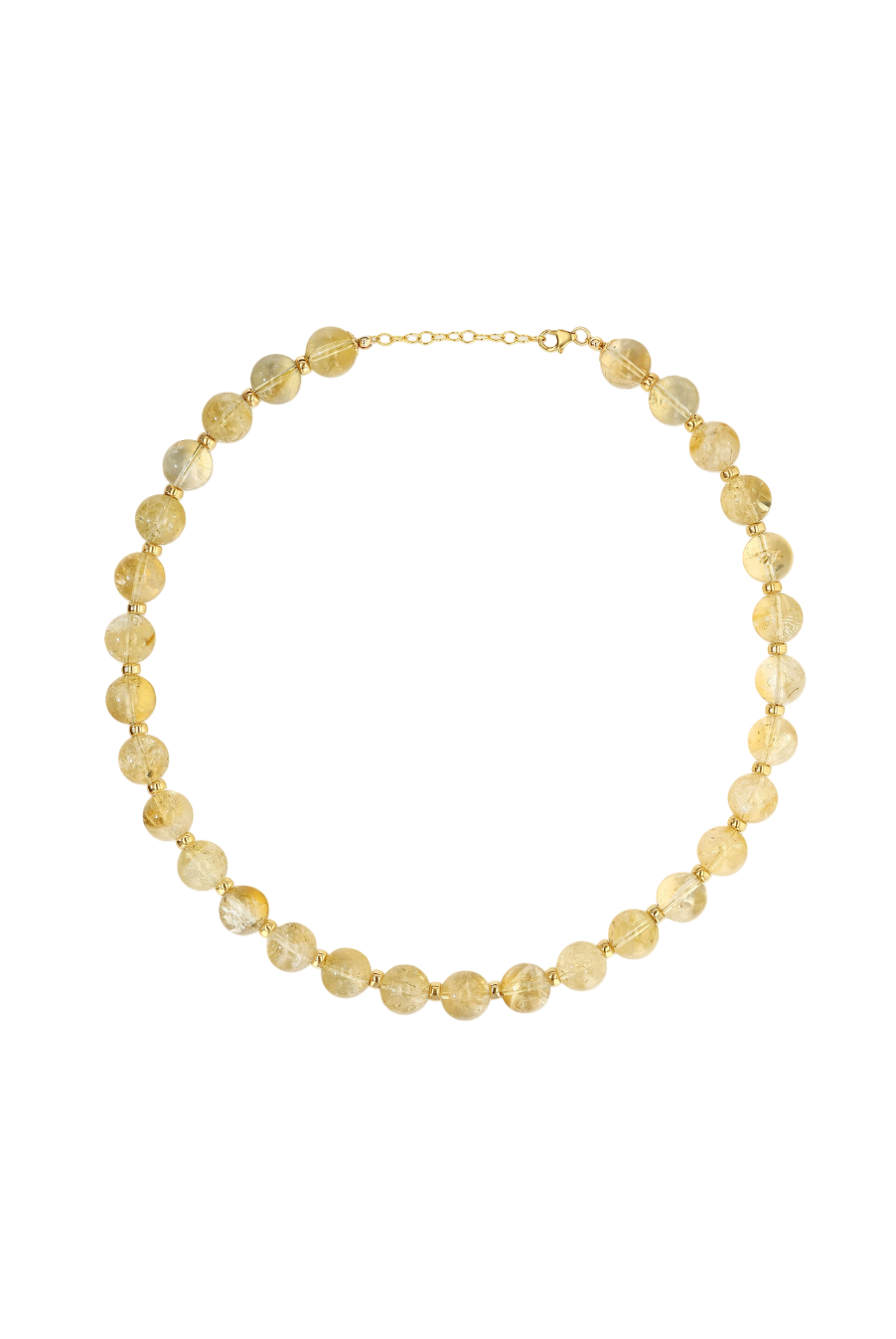 Citrine Beaded Necklace