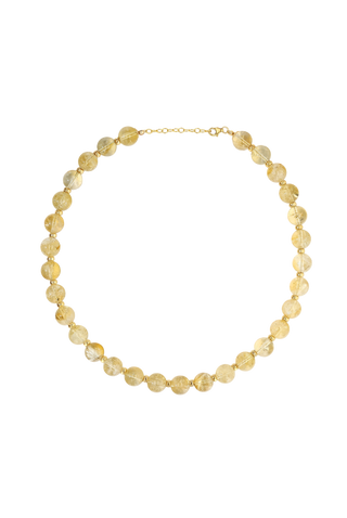 Citrine Beaded Necklace