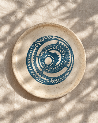 Appetizer Plate, hand thrown in Malibu