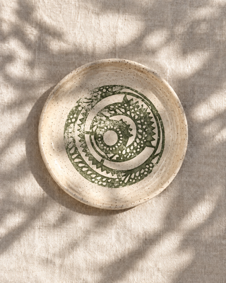 Dessert Plate, hand thrown in Malibu