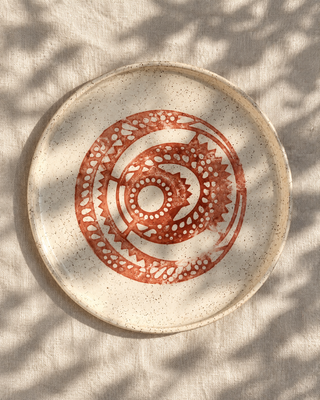 Dinner Plate, hand thrown in Malibu