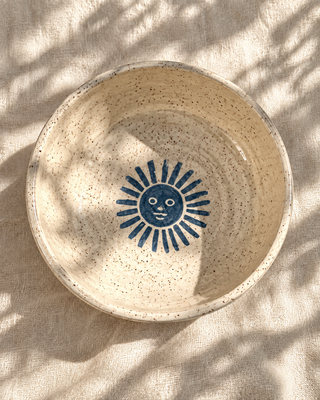 Rising Sun Tableware bowl, hand thrown in Malibu