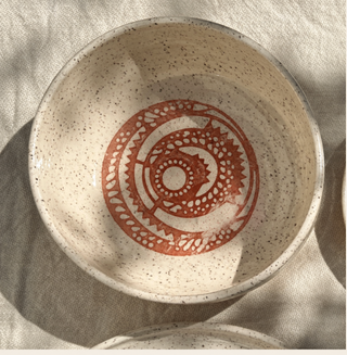 Rising Sun Tableware bowl, hand thrown in Malibu