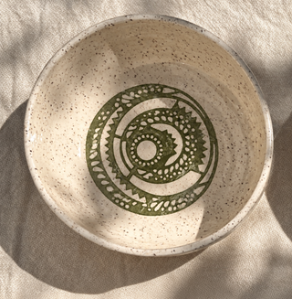 Rising Sun Tableware bowl, hand thrown in Malibu
