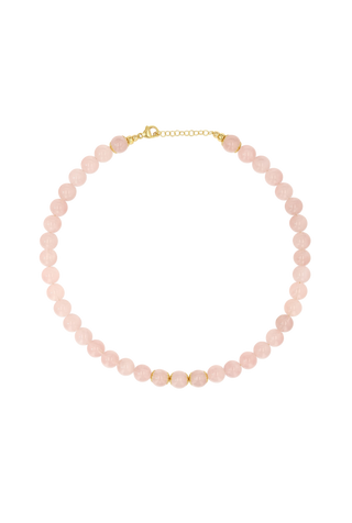 Rose Quartz Beaded Necklace
