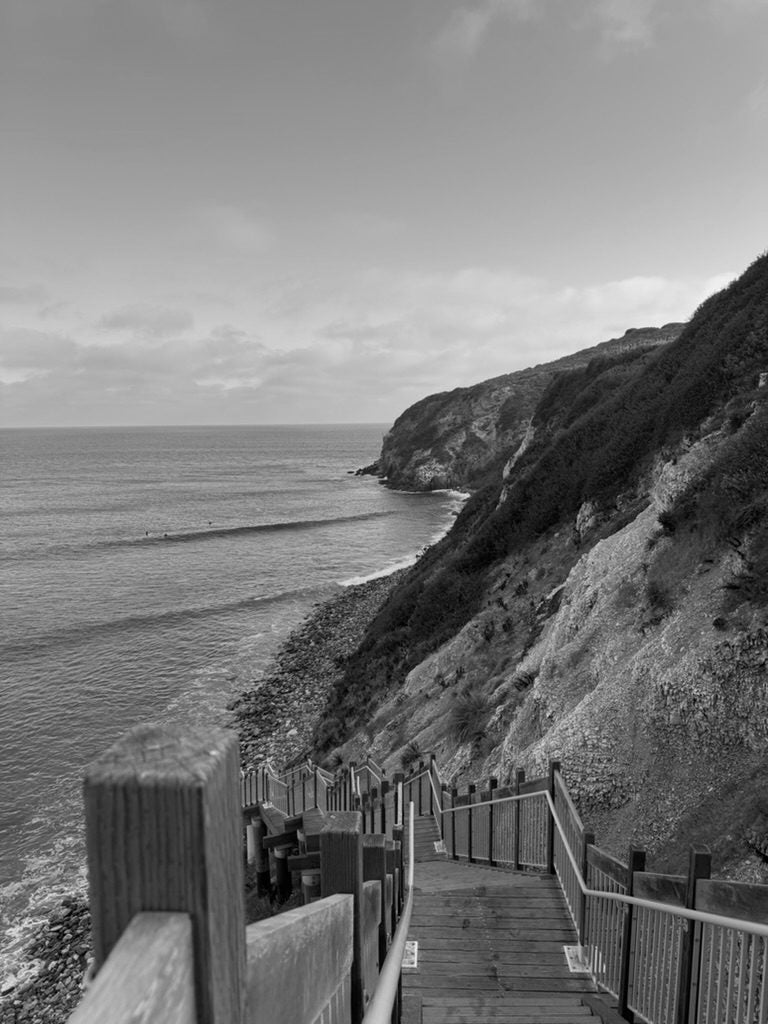 The stairs at Big Dume