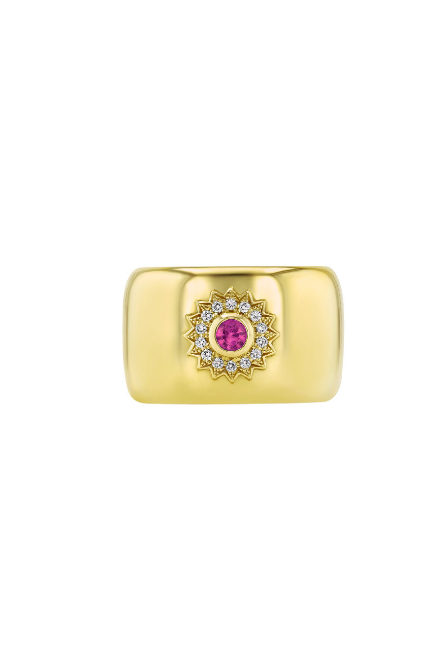 Twilight Star Red Tourmaline Cigar Band