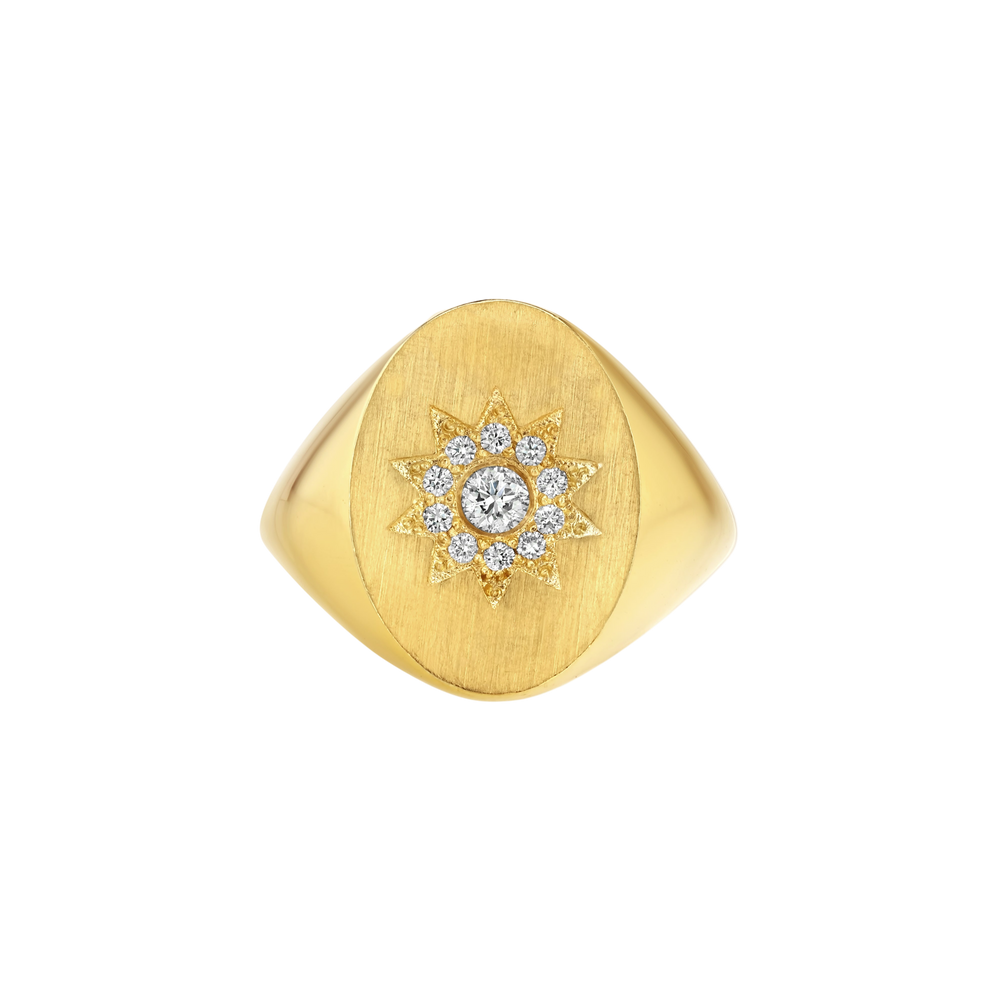 Twilight Star Signet Ring